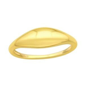 14k Gold Vermeil Signet Ring